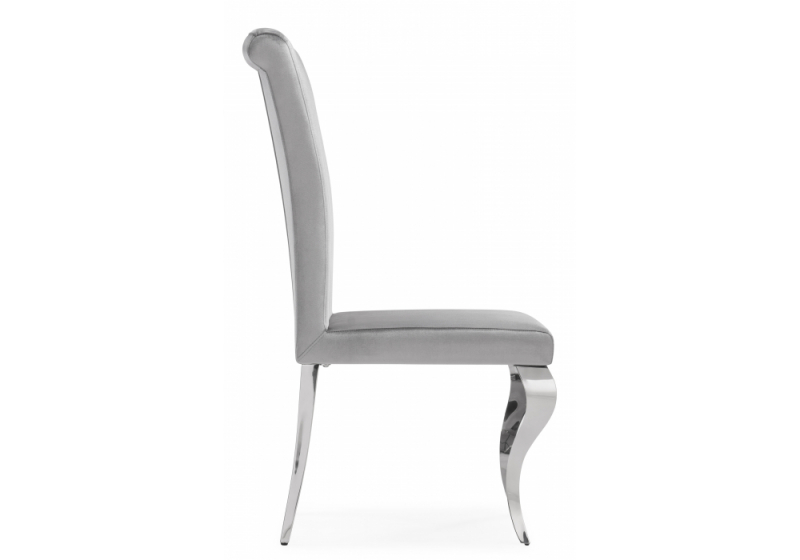 Стул на металлокаркасе Lund dark grey / steel (47x68x105)