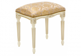 Банкетка Беттино патина золото / бежевый (49x37x52)