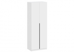 Шкаф Даиго двухстворчатый белый текстурный (80,1x50,6x221,6)