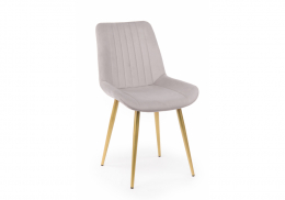 Стул на металлокаркасе Седа латте (zd 290) / золотой np (50x56x82)