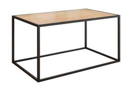 Журнальный стол Стиль 1 черный муар / дуб сонома (49x49)