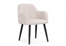 Стул на металлокаркасе Халли lamb 19 / черный (62x62x85)