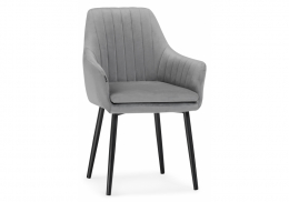 Стул на металлокаркасе на металлокаркасе Райнер MR -11 / черный (57x57x86)